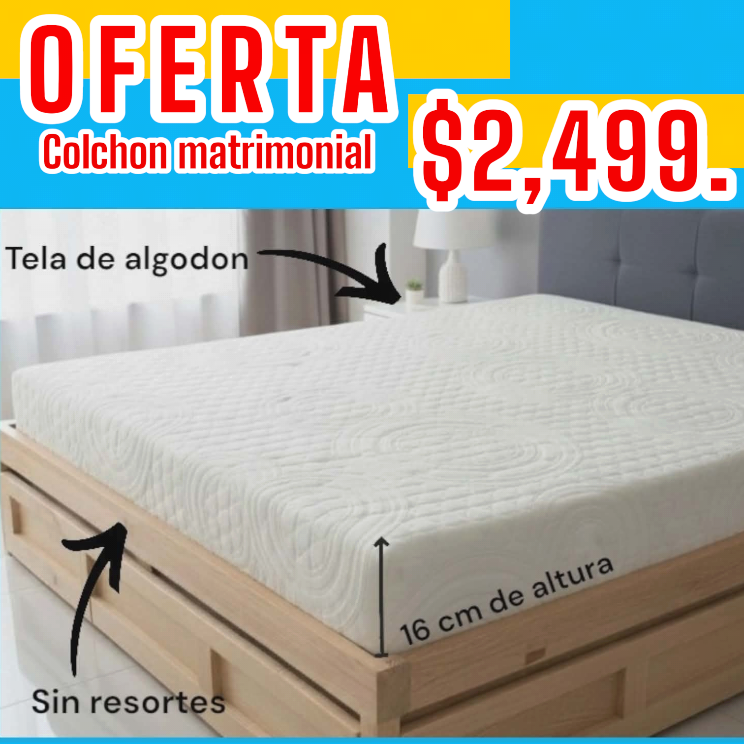 OFERTA COLCHON MATRIMONIAL
